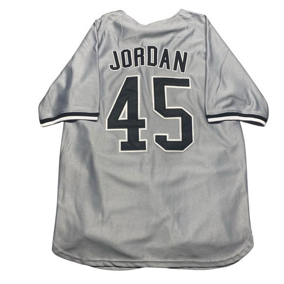 Authentic Classics Michael Jordan Birmingham Barons Baseball Jersey Size L NWT - Picture 3 of 8